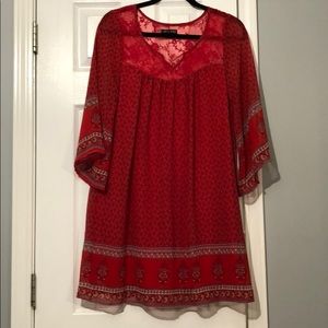 A flowy red dress!!